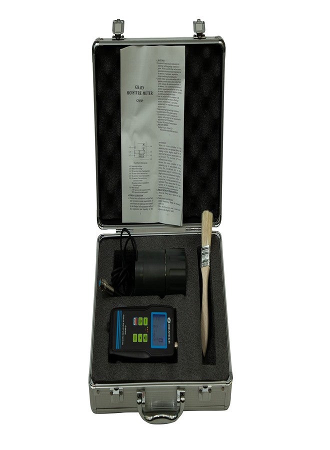 Mextech GMM9 Digital Grain Moisture Meter, 7-30% Moisture Tester for Wheat, Rye, Rice, Corn & Cereals, Colour LED Display, Data Memory 240 Groups - Image 4